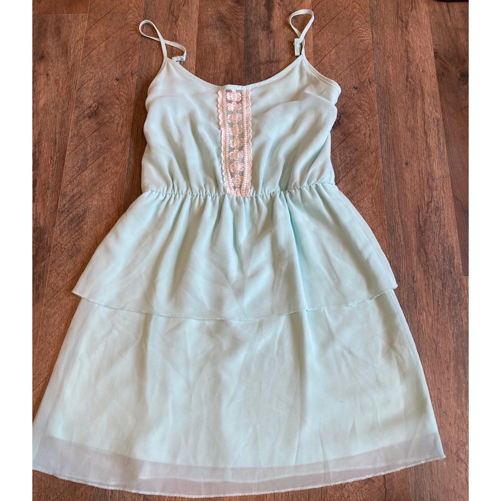 Light blue flower dress